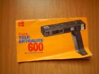 Kodak Tele Ektralite 600 Poket Betriebsanleitung Gebrauchsanweisung 70er Jahre