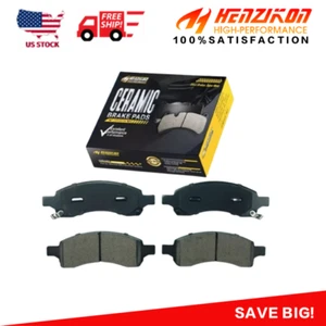 Front Ceramic Brake Pad Kit for Chevy Traverse GMC Acadia Buick Enclave 3.6L V6 - Picture 1 of 15