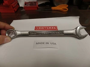 Craftsman Metric Satin Combination Wrench, 6pt, USA NOS, 19mm - Part # 42876 - Picture 1 of 4