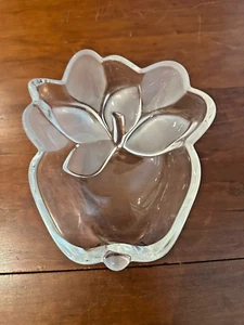 Studio Nova Capriccio 6.75" Crystal Glass Apple Shaped / Fruit Bowl - Germany - Picture 1 of 11