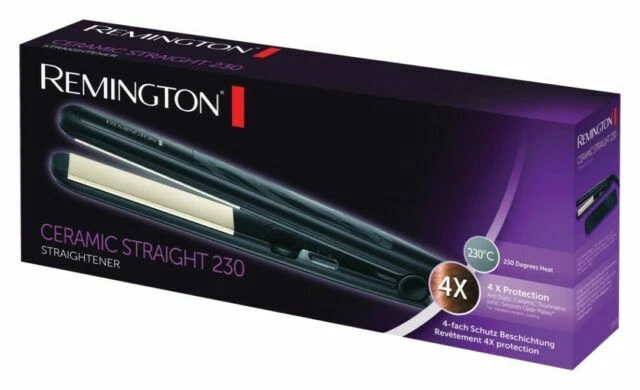 Remington S3500 Straight Keramik-Haarglätter - Schwarz