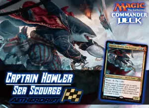 Captain Howler, Sea Scourge MTG EDH Commander Deck ! Izzet Discard! - Picture 1 of 9