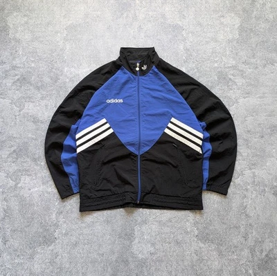 Vintage Adidas Originals Striped Reversible Zip Up Track Jacket sz M Streetwear - Image 1 of 4