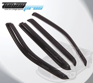 For Mercury Mountaineer 2002-2010 Black Window Rain Guards Visor 4pcs Set - Picture 1 of 4