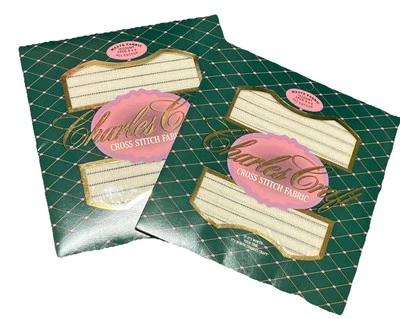 Charles Craft 14 unidades resíduos de lona pacote com 3 6" x 6" 100% algodão NOVO - Imagem 1 de 2