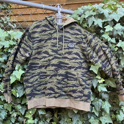 Sudadera RVCA Hombre Mediana, Camuflada con Logo Sudadera Pullover Foto 1 de 4