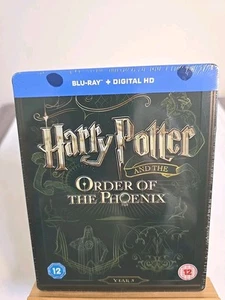 HARRY POTTER AND THE ORDER OF THE PHOENIX BLU-RAY STEELBOOK BRAND NEW - Picture 1 of 14
