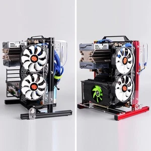 ATx M-ATX/ITX Open Chassis Vertical Overclocking Test Platform Chassis Rack H FY - Afbeelding 1 van 13
