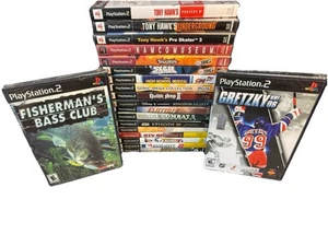 PS2 Bundle Lot Of 20 Games  CIB 2 New. Sports Star Wars Disney Sonic & More - Picture 1 of 6