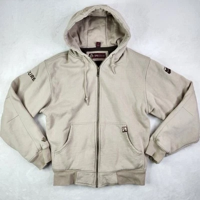 DRI DUCK Chaqueta con Capucha Peso Pesado Cremallera Completa Marrón Sudadera 7033 Para Hombres Pequeña Foto 1 de 4