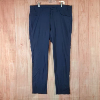 Tasc Performance Motion Pants Mens 3 Navy Stretch Tailored Fit Tapered Leg - Image 1 of 4