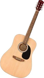 Fender FA-25 Dreadnought Acoustic Guitar, Beginner Guitar,Free Lessons, Natural - Picture 1 of 18