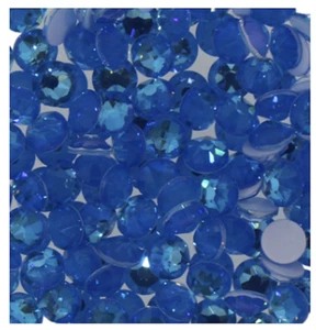 ELECTRIC NEON BLUE DELITE IHC 2088 Flatback Strass 12ss 16ss 20ss 30ss - Bild 1 von 8
