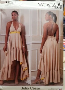 R11479 VOGUE SEWING  PATTERN MISSES HALTER NECK DRESS UNCUT SIZE LRG XLG XXL - Picture 1 of 1