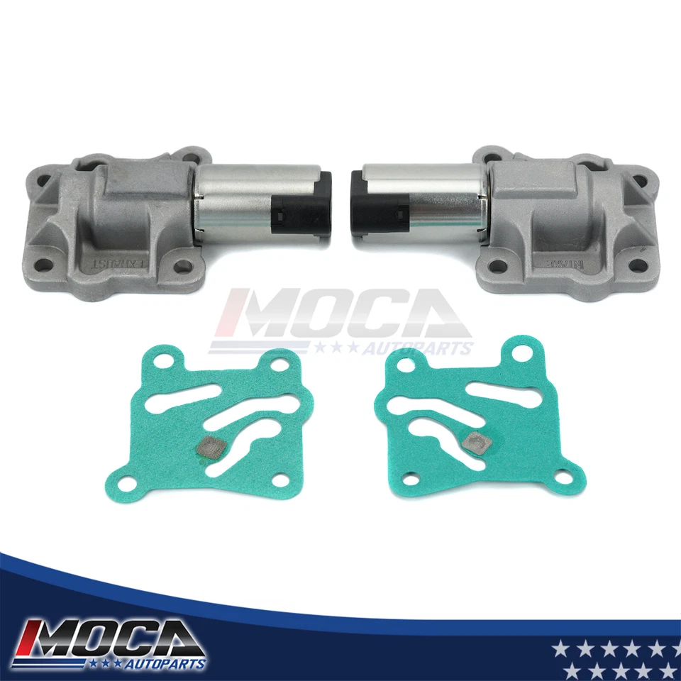 2x Solenoide de distribución de válvula variable de escape de admisión para 02-14 Volvo S80 S60 XC90 Foto 1 de 4