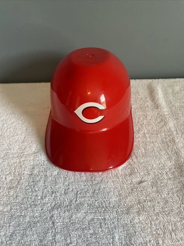 Vintage Red Cincinnati Reds Full-Size Plastic Replica Batting Helmet Cover