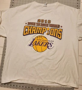 Los Angeles Lakers 2004 Finals Championship Shirt 2 Xl Vintage NBA - Picture 1 of 3