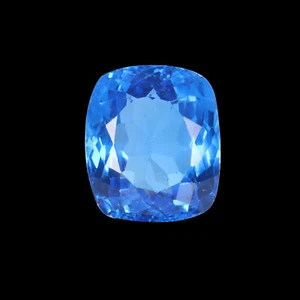 Special Gift 15. Carat Blue Corn-flower Sapphire Cushion Cut Gemstone - Picture 1 of 4