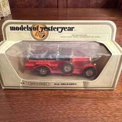 Matchbox Models Of Yesteryear Y-6 1920 Rolls Royce Fire Engine - Image 1 of 4
