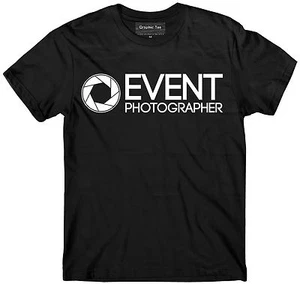 Camiseta de fotógrafo, camisa de fotógrafo de eventos BRILLA EN LA OSCURIDAD, camiseta de evento - Imagen 1 de 4