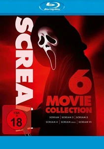 Scream 1+2+3+4+5+6 - Uncut Movie Collection # 6-BLU-RAY-NEU - Bild 1 von 3