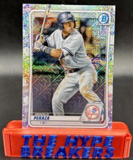 OSWALD PERAZA 2020 Bowman Draft Chrome Rookie Mojo Asia Refractor SP RARE