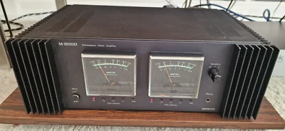 ONKYO M-8000 power amplifer  ultra rare !! 50 x 2 watts 70' vintage 220 volt - Immagine 1 di 4