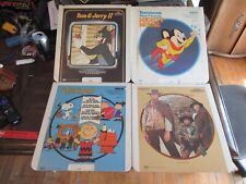 Vintage Videodisc Lot of 4, Good Bad Ugly, Charlie Brown, Tom & Jerry, M.Mouse