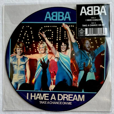 ABBA -I Have A Dream/Take A Chance On Me- 40th Anniversary UK 7" Picture Disc - Image 1 of 3