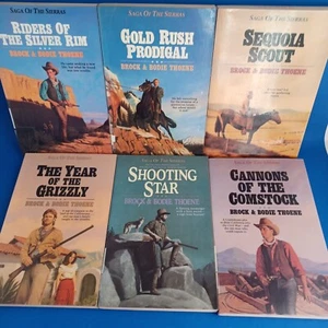 Saga of the Sierras Brock & Bodie Thoene Lot 2-7 Glaubensbasierte historische Fiktion - Bild 1 von 7