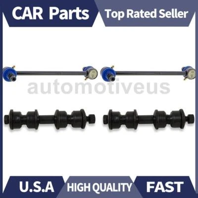 Front Rear Suspension Sway Bar Link Kit 4X Mevotech Supreme For Jeep Compass Foto 1 de 4