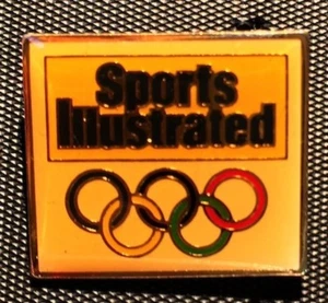 Sports Illustrated Olympic Rings Commemorative Lapel Pin Olympiad USA Team - Picture 1 of 3