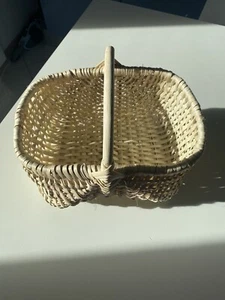 CESTINO NOCCIOLO INTRECCIATO REALIZZATO A MANO HANDMADE VARIE DIMENSIONI NUOVO ! - Foto 1 di 21