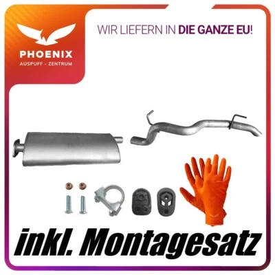 For Jeep Liberty 3.7 (2003-2007) Center Silencer + Tailpipe Exhaust System - Image 1 of 2