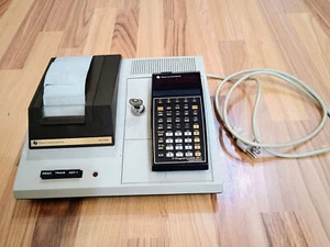 Texas Instruments TI-59 Calculator and PC-100A Printer Working - Afbeelding 1 van 6