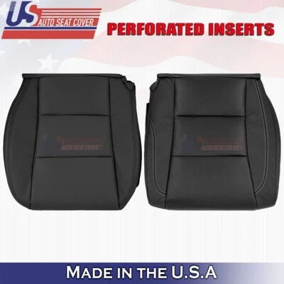 2013 to 2018 Fits Toyota Avalon Limited Front Set Bottoms Leather Cover Black - Image 1 of 4