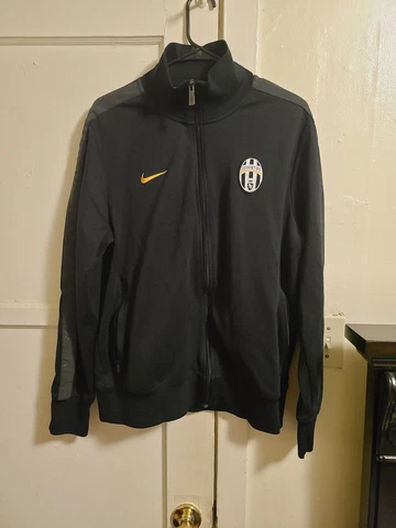 Nike Juventus F.C. Track Jacket Black Full Zip Mens Large Cover