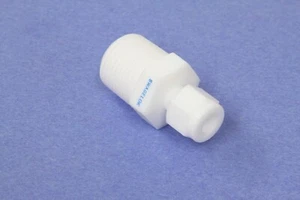 PTFE Swagelok Tube Fitting Male Connector 1/4" Tube OD x 1/2" MNPT T-400-1-8 - Picture 1 of 2