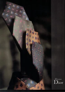 PRESSEWERBUNG 1989 CHRISTIAN DIOR - KRAWATTEN SAMMLUNG - Bild 1 von 1