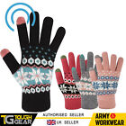 Damskie rękawiczki Fairisle iTouch Stylowe i ciepłe dzianinowe ekran dotykowy Odzież zimowa