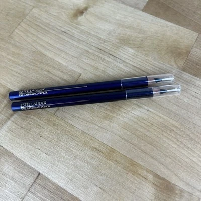 Estee Lauder Eye Defining Pencil Deep Brown + Smoftsmudge Black Sample Size NOS - Image 1 of 4