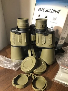 Binoculares de caza de alta potencia 20x50 Free Soldier con adaptador para teléfono inteligente - Imagen 1 de 12