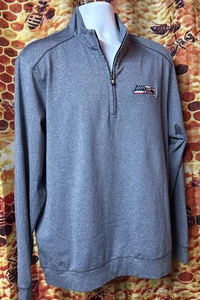 Cutter & Buck Seahawks Men L long sleeve 1/4 zip pullover shirt gray - Picture 1 of 10