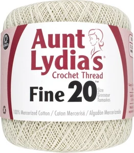 Aunt Lydia's Fine Crochet Thread Size 20-Natural 181-226 - Picture 1 of 3