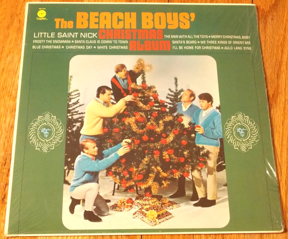 THE BEACH BOYS-Christmas Album~CAPITOL Vinyl LP Record~SM 2164~HOLIDAY~SHRINK - Image 1 of 4