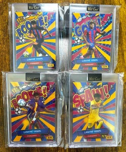 Lamine Yamal Wild Card Comix Low Number Lot of 4 Rookie Set #1-4 Spain!! - Bild 1 von 2