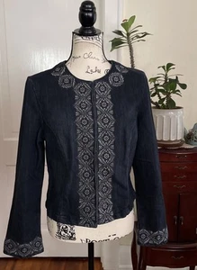 Carol's Kids Teen Girl’s Blue Denim Jean Jacket Size XL 16 - Picture 1 of 11