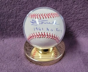 Don Schwall Autographed Baseball 1961 Rookie Of The Year - Picture 1 of 3
