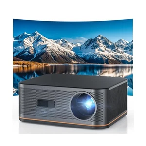 1500 ANSI 4K Full HD Projector with WiFi and Bluetooth, HAPPRUN Movie Home Th... - Picture 1 of 9