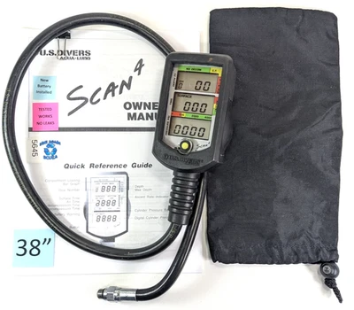 US Divers Aqua Lung Scan 4 Imperial Scuba Computer Konsole Luft Integriert #5645 - Bild 1 von 4
